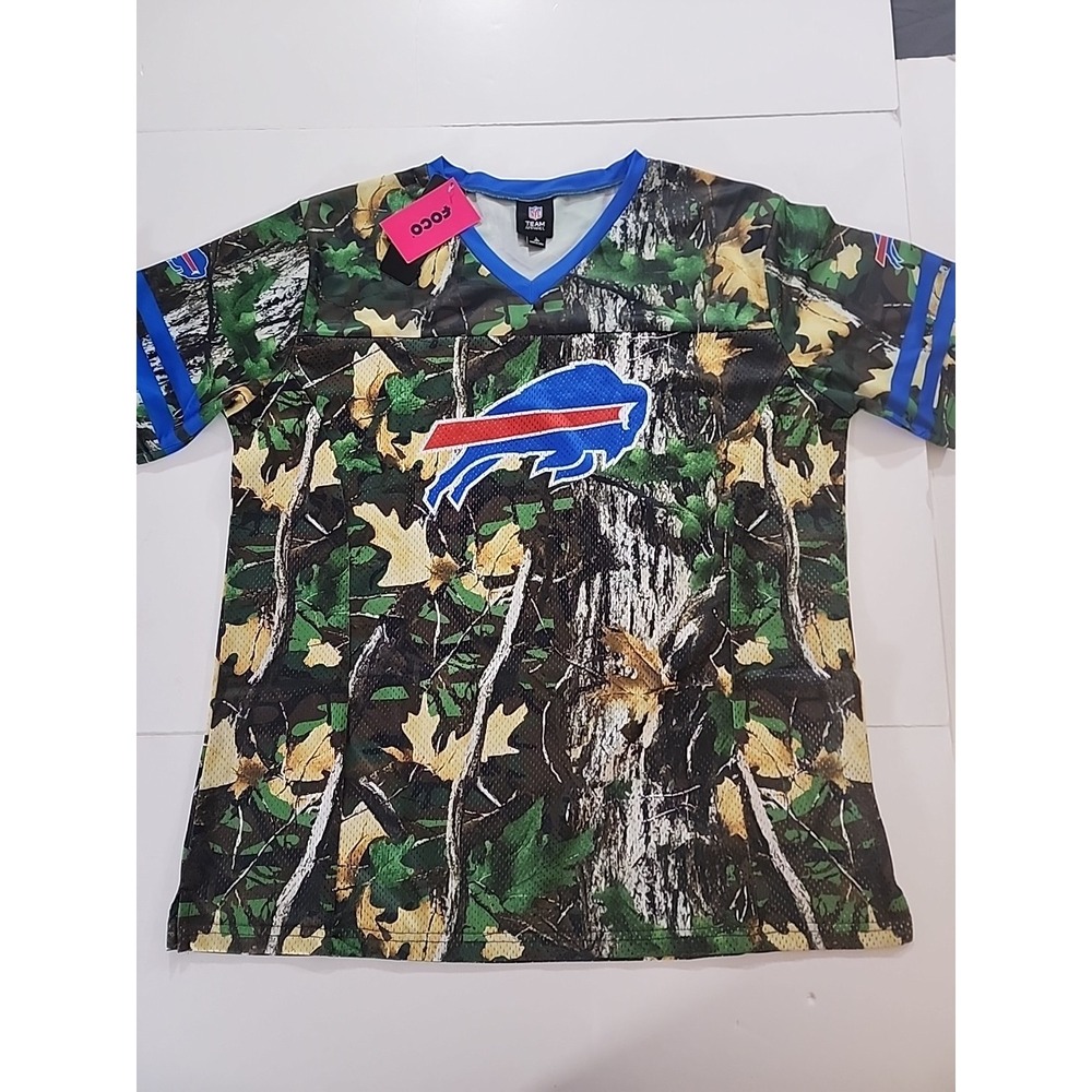 Buffalo Bills FOCO Hunter Camo Jersey Mens‎ Large NFL Team Apparel Mesh